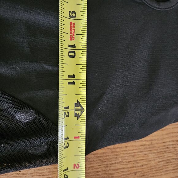 Black Bodysuit Lingerie Set Sheer & Solid Mesh Size Medium NEW Sexy Polka Dots - Picture 9 of 9